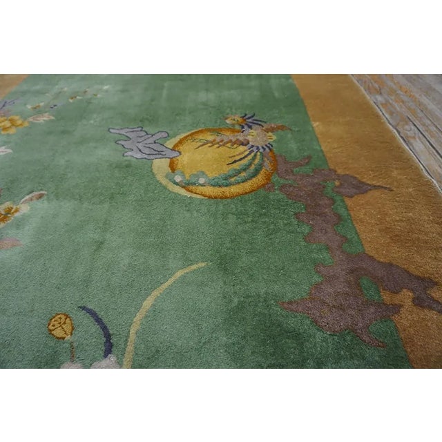 1920s Chinese Art Deco Carpet ( 4'5'' x 11'9'' - 135 x 358 ) For Sale - Image 4 of 5