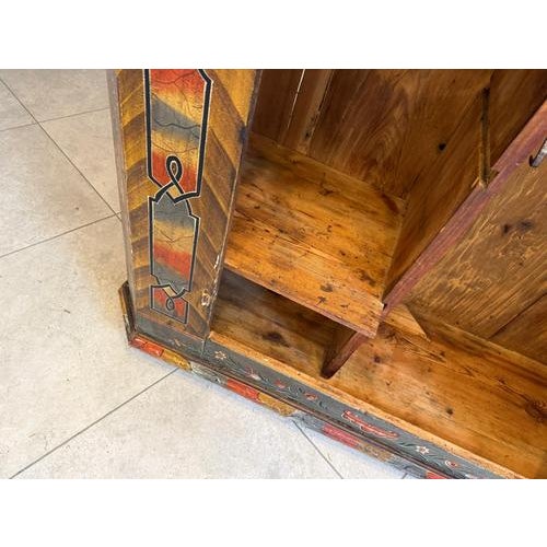 Tyrolean Farmhouse Hand-Painted Bookcase For Sale - Image 18 of 18