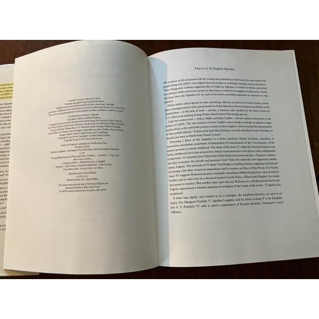 American Hockney's Alphabet: Drawings by David Hockney, 1st Edition For Sale - Image 3 of 5
