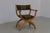 Danish Kurul Armchair in Oak and Striped Green Upholstery by Henning Kjærnulf, 1960s For Sale - Image 12 of 18