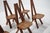 Vintage S45 Chlacc Dining Chairs by Pierre Chapo, 1970s, Set of 6 For Sale - Image 6 of 10