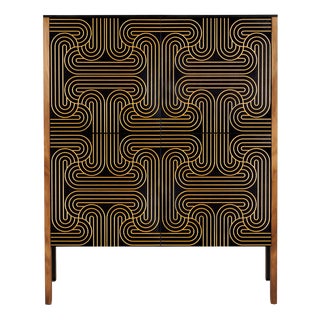 Loop Cabinet with Four Doors by Nell Beale For Sale