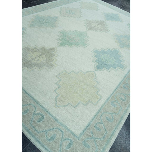 Turkish Oushak Rug 8'9" x 12'5" #19296 For Sale In Houston - Image 6 of 8