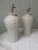 Vintage Basket Weave Ginger Jar Table Lamps For Sale - Image 4 of 7