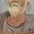 Vintage Boho Signed Original Oil Portrait on Board For Sale In West Palm - Image 6 of 12