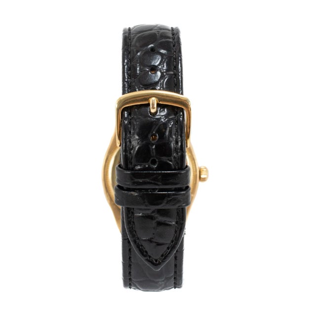 Metal Vintage 1962 Rolex Oyster Precision 32mm 6418 18k Gold Manual Winding Watch For Sale - Image 7 of 11