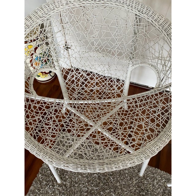 Wood 1960s Mid-Century Modern Clamshell Spaghetti Chairs - a Pair For Sale - Image 7 of 10