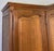 Vintage French Louis XVI Style Carved Oak 4-Door Wardrobe For Sale - Image 4 of 14