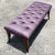 Traditional Vintage Regency Baker Tufted Bench For Sale - Image 3 of 9
