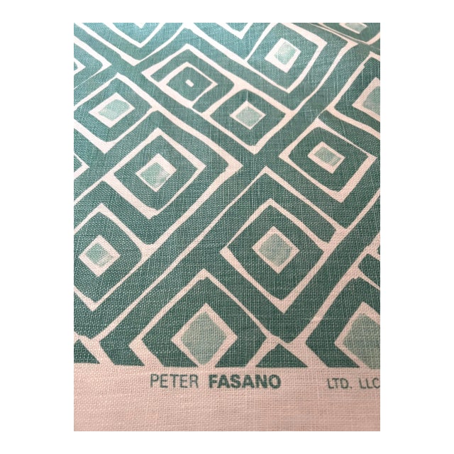 Peter Fasano Labyrinth Fabric in Bahama - 3/4 Yard For Sale