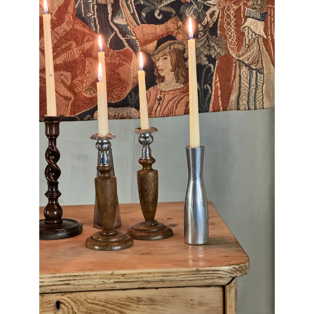 French Tapisseries Du Lion “La Scène Galante” Tapestry | Circa 1950 For Sale - Image 13 of 18
