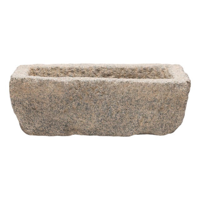 Chinese Stone Garden Trough, C. 1850 For Sale