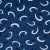 Sample - Schumacher X David Kaihoi Brushmark Fabric in Blue For Sale