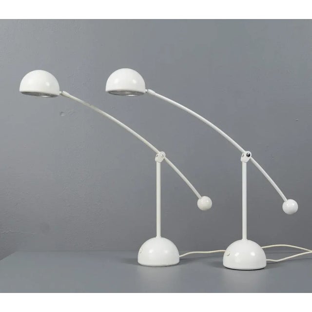 German 3164/01 Table Lamps by Franz Hustadt for Hustadt Leuchten, 1980s, Set of 2 For Sale - Image 6 of 16