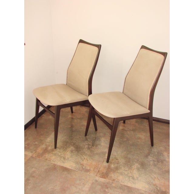 1960s Vintage Dining Chairs by Wilhelm Benze, 1960s, Set of 2 For Sale - Image 5 of 11