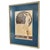 Beautifully framed original Art Deco Persil advertisement featuring the White Lady, framed with a blue mat from the 1920s....