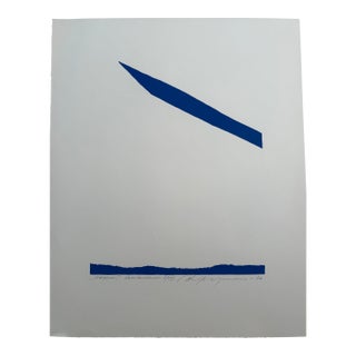 Adjacent Yunkers “Beginn I : Hours Concours” 1966 Artist Proof Abstract Modern Print For Sale