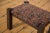 2020s Reclaimed Antique Rug Fragment Footstool For Sale - Image 5 of 9