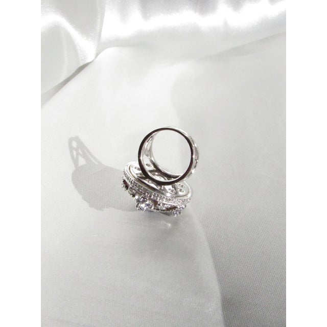 Tutti Frutti Violet Tanzanite Cocktail Ring, Size 7 For Sale - Image 10 of 12