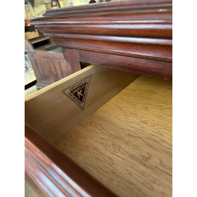 Chippendale Late 20th Century Sumter Chest on Chest For Sale - Image 3 of 7