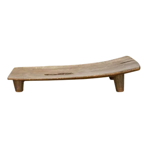 Antique Rugged Wood African Low Table