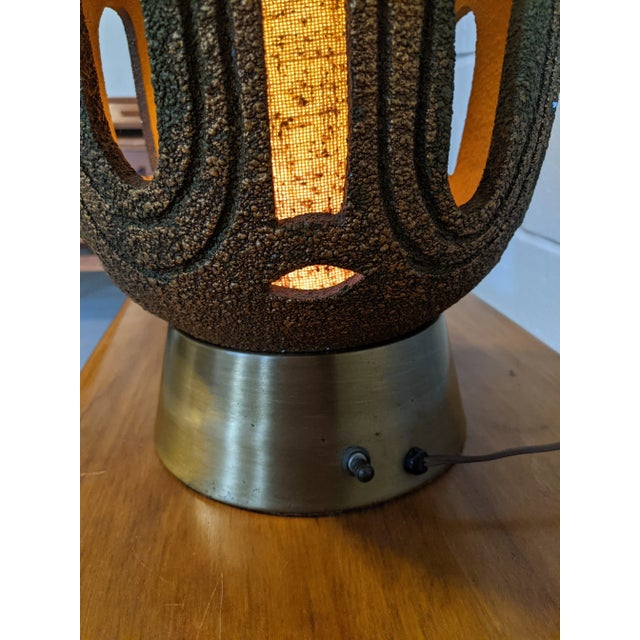 1970s Vintage Honi Chilo Large Table Lamp For Sale - Image 11 of 13