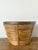This monumental vintage pencil reed bowl is a spectacular example of 1970s Organic Modernism, blending rustic natural...