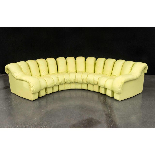 Ueli Berger, Elenora Peduzzi-Riva, and Heinz Ulrich for Stendig De Sede, DS 600 "Nonstop" Sectional Sofa, 1970s, in 14...