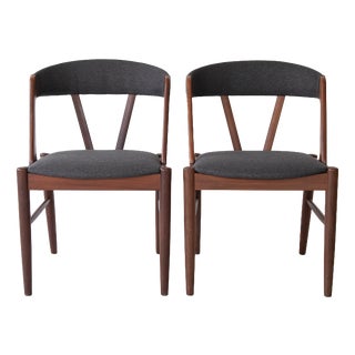 Mid-Century Danish Carver Chairs, 1960s, Set of 2 For Sale