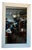 Bohemian Wall Mirror in Molded Wood with Cream Paint, 1940s For Sale