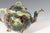 Mid 18th Century Whieldon-Type Creamware Tortoiseshell Teapot With Grape Vine Relief and Crabstock Handle, Staffordshire For Sale - Image 11 of 14