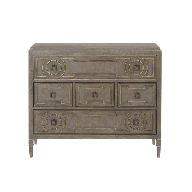 Regency 5-Drawer Chest For Sale - Image 4 of 6