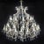 This is a beautiful pair of English Ballroom crystal chandeliers each with forty-one lights arranged over three tiers, and...