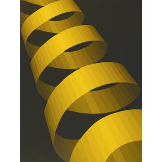'Ascension' by Roy Alhlgren, 1978, Optical Illusion Abstract Screen Print, Pennsylvania Academy of Fine Art For Sale