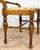 Vintage Traditional Maple Vanity Bench Seat W/ Green Floral Cushion For Sale - Image 12 of 12