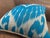 Vintage Silk Ikat Square Cushion Cover For Sale - Image 12 of 13