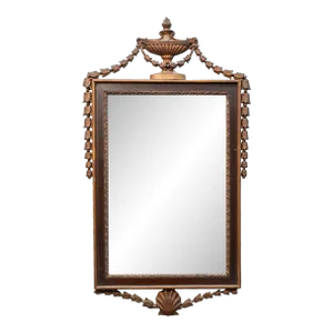 A 19th Century George III Style Parcel Gilt Mahogany Mirror