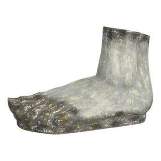 Large Wooden Foot, 1960s For Sale