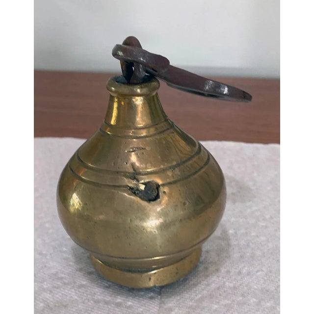 Antique Greek Brass 4 1/2 Pound Weight For Sale - Image 4 of 6