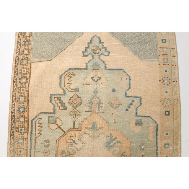 Mid 20th Century Oushak Anatolian Wool Carpet For Sale - Image 4 of 10