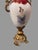 Gold Antique Victorian Porcelain Portrait & Cast Metal Figural Decorated 18" Handled Urn For Sale - Image 8 of 10
