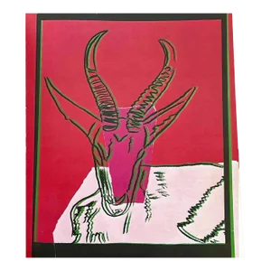 1986 Andy Warhol Sommerring’s Gazelle Vanishing Animals