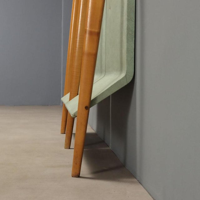 Gold Coat Rack with Brass Details, 1960s For Sale - Image 8 of 10