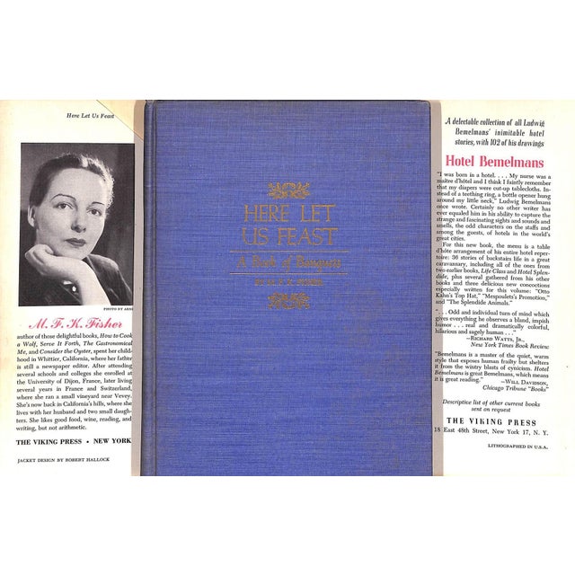 FISHER, M.F.K. [491] pp. The Viking Press 1946 8 1/2" x 5 3/4" Jacket design by Robert Hallock The celebrated author of...