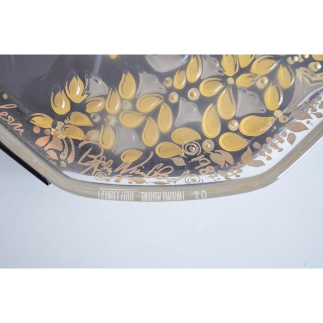 Vintage Glass Wall Plate by Bjørn Wiinblad for Rosenthal, 1987 For Sale - Image 3 of 5