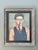 Add a touch of soulful whimsy to your gallery wall with this captivating vintage original oil portrait. The work depicts a...