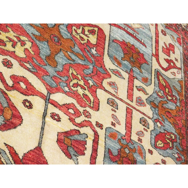 Hand Knotted Indo Heriz Tribal Motif Rug - 8'x 10' For Sale In Los Angeles - Image 6 of 18