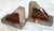 Pair of Antique Art Deco French Marble and Rosewood Bookends For Sale - Image 4 of 10
