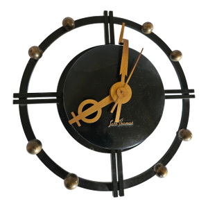 1950s MCM Atomic Seth Thomas Electric Wall Clock