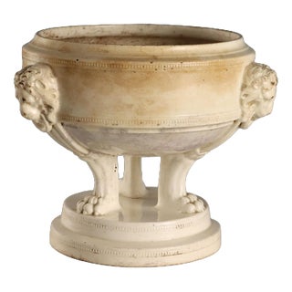 Early 19th Century Earthenware Tripod Tureen from Del Vecchio, Naples, Italy For Sale